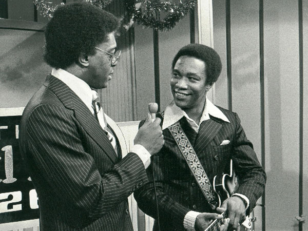 Ernie Hines with Don Cornelius on The Soul Train